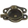 National Antique Brass 7/8 In. Crescent Sash Lock