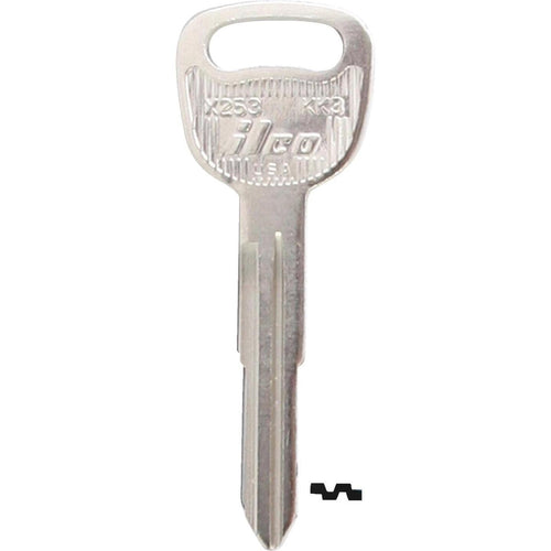 ILCO Kia Nickel Plated Automotive Key, KK3 (10-Pack)