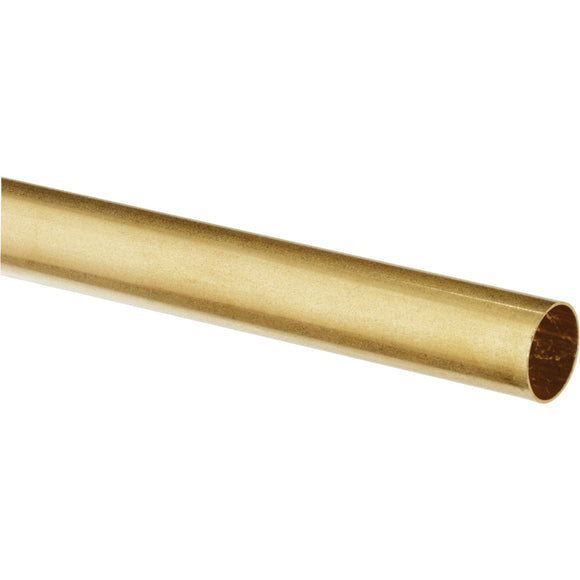 K&S Brass 1/8 In. O.D. x 1 Ft. Round Tube Stock