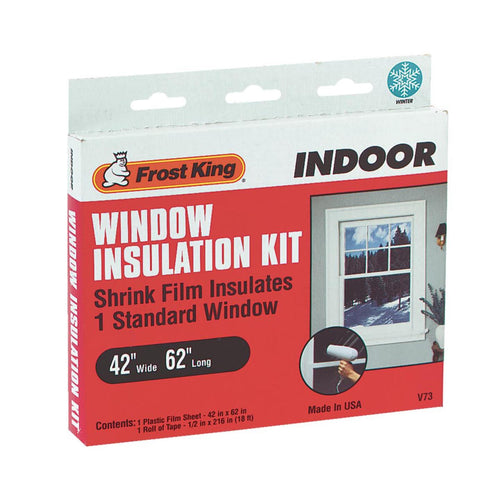 Frost King 42 In. x 62 In. Indoor Shrink Film Window Kit