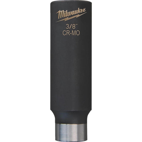 Milwaukee Shockwave 3/8 In. Drive 1/2 In. 6-Point Deep Standard Impact Socket