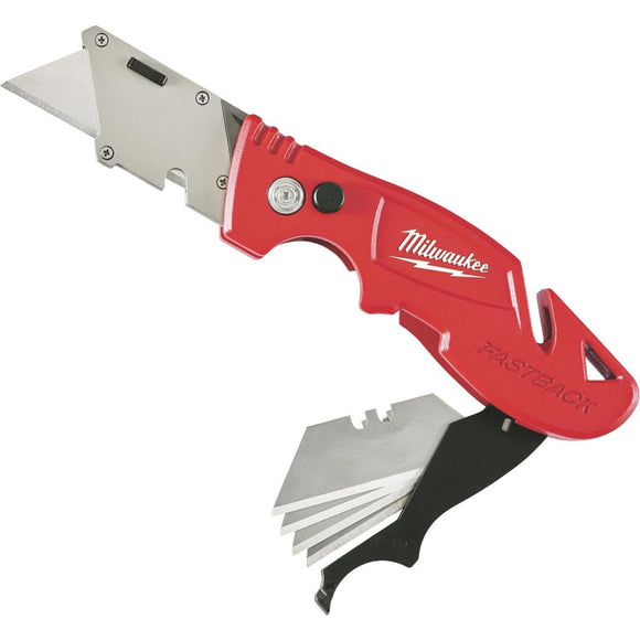 Milwaukee FASTBACK Flip Utility Knife with Blade Storage