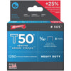 Arrow T50 Heavy-Duty Staple, 5/16 In. (1250-Pack)