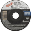 Milwaukee Type 27 4-1/2 In. x 0.045 In. x 7/8 In. Metal/Stainless Cut-Off Wheel