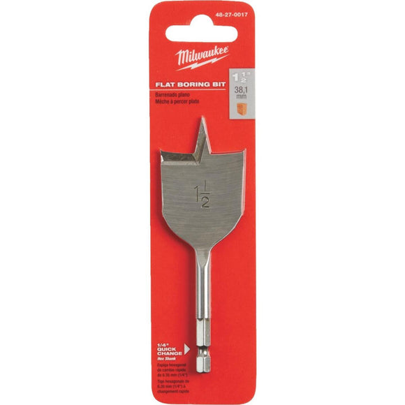 Milwaukee 1-1/2 In. x 4-1/2 In. Spade Bit