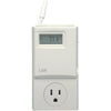 LUX Heating and Cooling Programmable Outlet Thermostat