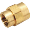 Anderson Metals 1/4 In. x 1/8 In. Yellow Brass Reducing Coupling