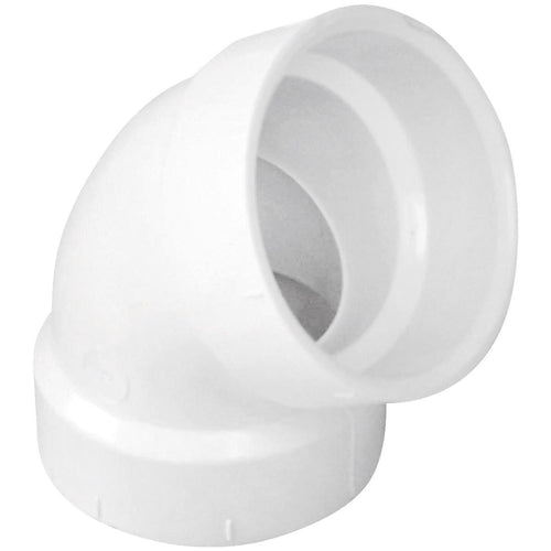 Charlotte Pipe 2 In. 60D PVC DWV Elbow