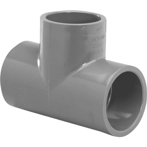 Charlotte Pipe 1/2 In. Slip Schedule 80 PVC Tee