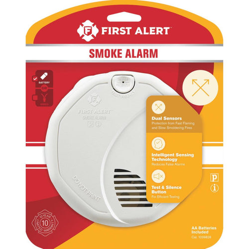 First Alert Battery Operated 3V Photoelectric/Ionization Dual-Sensor Smoke & Fire Alarm