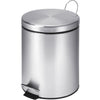 Honey Can Do 5 Liter Stainless Steel Step-On Wastebasket