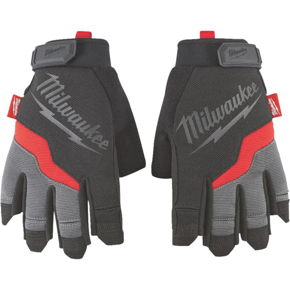 Milwaukee Performance Men's XL Synthetic Fingerless Work Glove