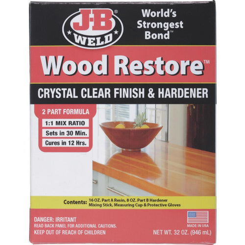 J-B Weld Wood Restore 32 Oz. 2-Part Premium Liquid Epoxy