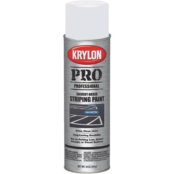 Krylon Highway White 18 Oz. Professional Striping Paint