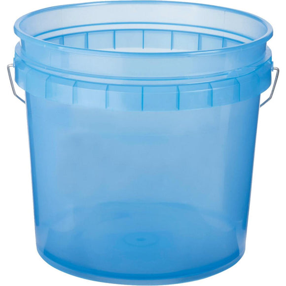 Leaktite 3.5 Gal. Blue Translucent Pail