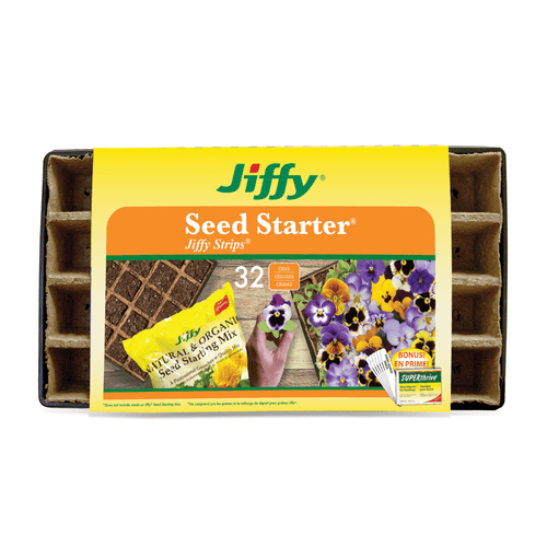 Jiffy 32 Cell Peat Strip Seed Starter Greenhouse (32 Cell)