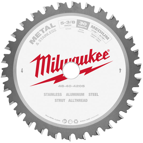 5-3/8 in. Metal & Stainless Cutting Circular Saw Blade 5/8 in. Arbor