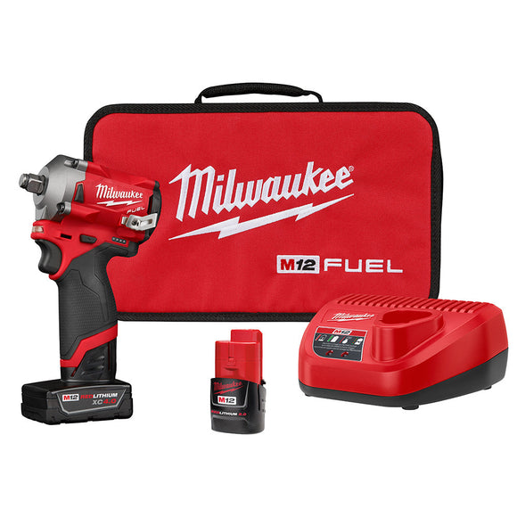 M12 FUEL™ Stubby 1/2 in. Impact Wrench Kit