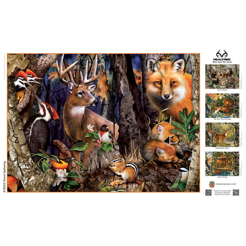 Masterpieces Realtree Forest Gathering 1000 Piece Puzzle (Puzzle Game, 19.25 x 26.75)