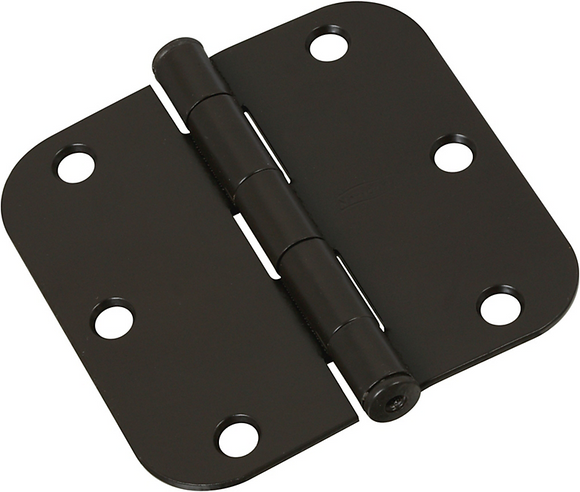 National Hardware Door Hinge 5/8 In. Radius Round Corners 3-1/2