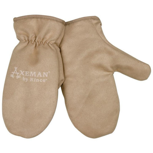 Kinco Axeman Lined Ultra Suede Mitten (Tan Youth)