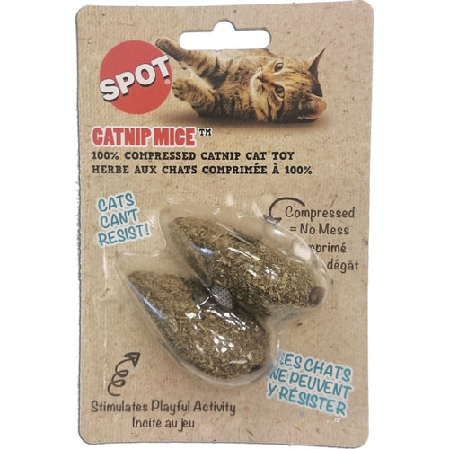 SPOT 100% CATNIP CANDY MICE (3.5 IN-2PK)