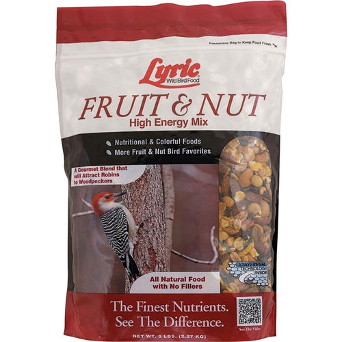 LYRIC FRUIT & NUT HIGH ENERGY WILD BIRD MIX (5 lb)