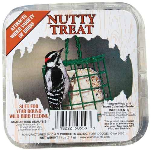 C&S Nutty Treat Suet (11.7 Oz.)