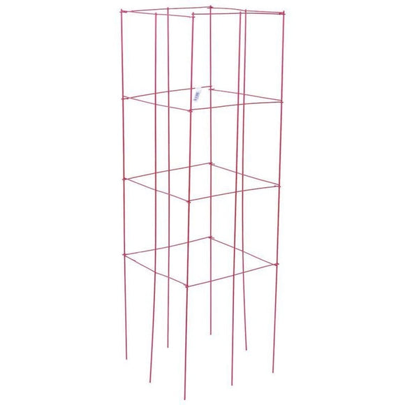 HEAVY DUTY TOMATO TOWER (47 INCH, RED)